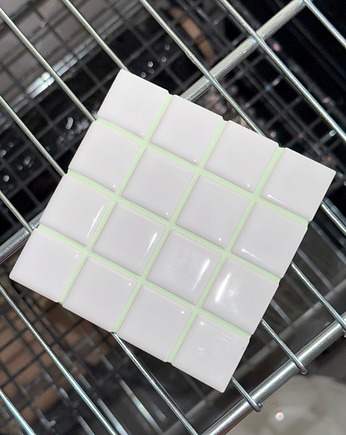 Biała podkładka mozaika, Pupo design