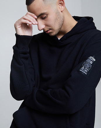 Bluza hoodie Pure Black damska, OSOBY - Prezent dla Chłopaka