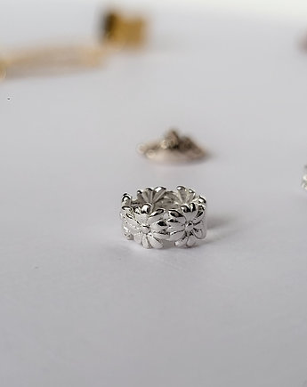 Nausznica FLOWERS -srebro, ISSI Jewelry