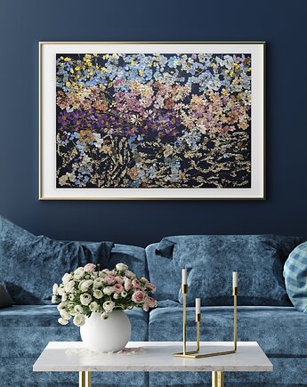 Obraz z prasowanych roślin 70, floralcollage