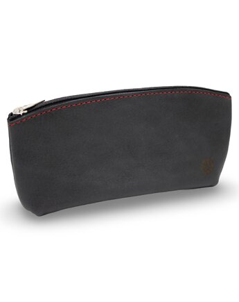 Etui na długopisy Piórnik skórzany tuba futerał Czarny Parker Quality, Parker Quality