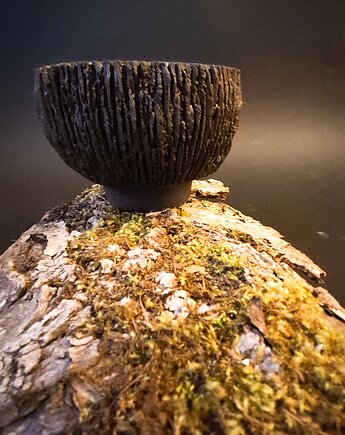 Świeca z wosku oliwkowego w ceramicznej czarce, Pracownia Unikatu