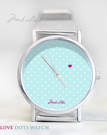 12% OFF  Love Dots - Turkusowy, Makaliboo
