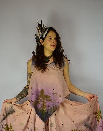 Barwiona Roślinami Bluzka "Natchnienie", Zielekada