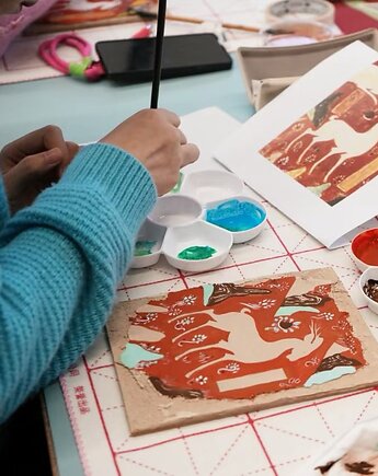 Warsztaty Chińskiego Malarstwa Dunhuang z Pigmentów Mineralnych, Linmo Studio