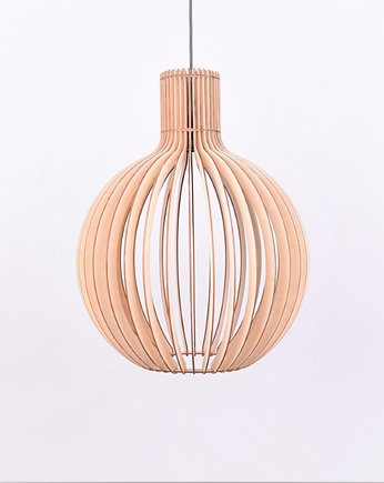 Lampa sufitowa z drewna skandynawska KULA LED, smxdsgn