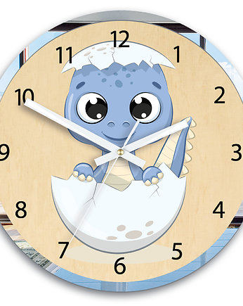 Zegar ścienny dziecięcy Dinozaur 30cm, ModernClock