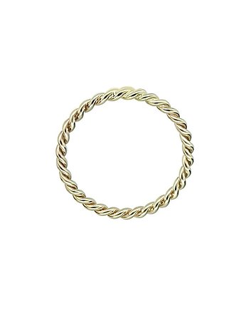 Złoty pierścionek-obrączka CIRCLE OF LIFE NR 2, IVE Jewelry