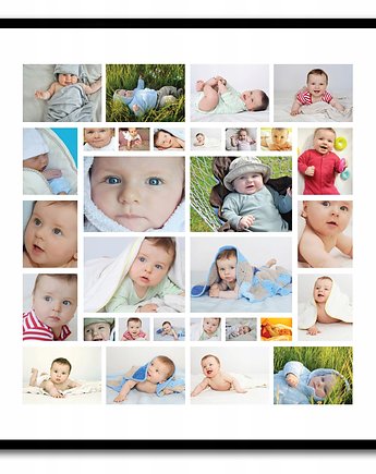 Plakat ze zdjęciami, personalizowany kolaż, Sowia Aleja