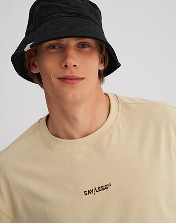 Sztruksowy kapelusz bucket czarny, HARP TEAM