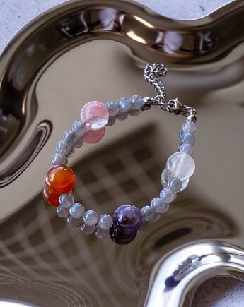 Bransoletka z labradorytu, Flow handmade