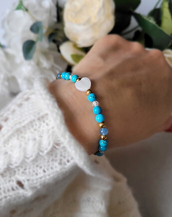 WODNIK- Zodiakalna bransoletka z sercem, Seylla pracownia