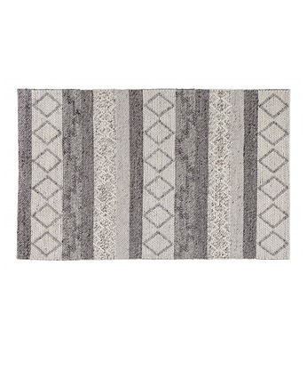 Dywan prostokąt Yarn szary bawełna 240x160cm, Home Design