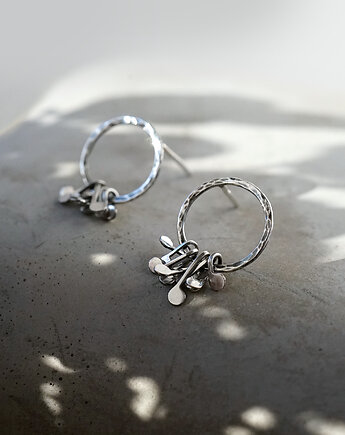 SO - srebrne kolczyki, studio INDIGO