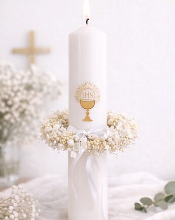 Dekoracja na świecę, Łąka