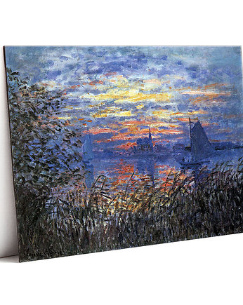 Zachód słońca nad tamizą - C. Monet - magnes, Galeria LueLue