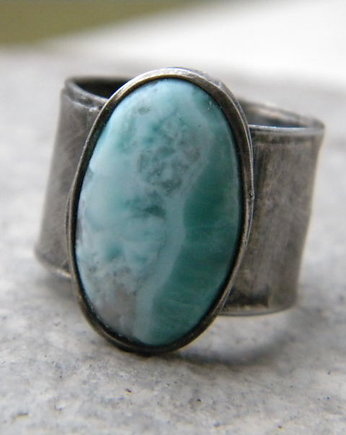 larimar - pierścionek, Beata Trotter