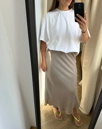 Spódnica Melody premium beige midi, Patchouli