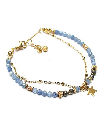 Kyanit vol. 3 /12.11.25w/ - bransoletka  - Szlachetna kolekcja, KiKa pracownia