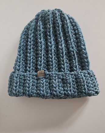 Czapka wełniana w kolorze jasny turkus, Las i Łąka