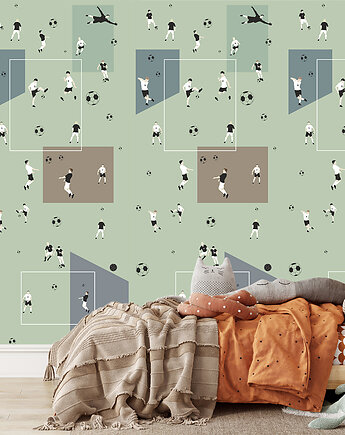 Tapeta dla dzieci Piłkarze (Football Team), Humpty Dumpty Room Decoration