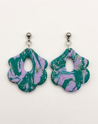 Kolczyki Green Sparkle, Estela