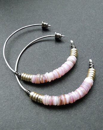 Kolczyki Muszla i złotko, Memero