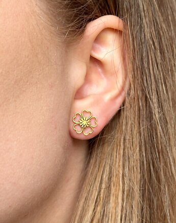 Kolczyki sztyfty kwiatowe, Colie