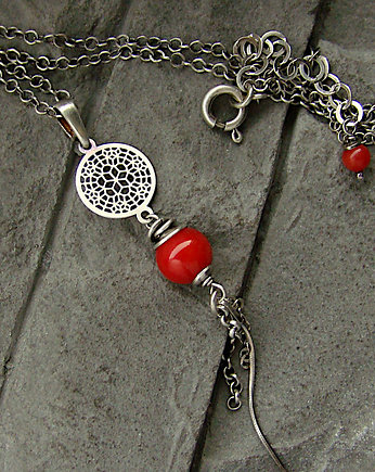 Koral - naszyjnik, RayOfArt