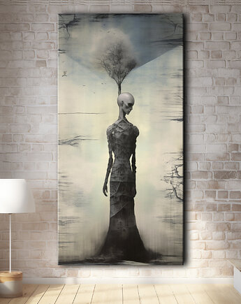 Melancholia - Obraz na płótnie - Druk, Blejtrama - Impresjonizm, Loft #1, Black Sapphire Art