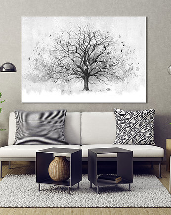 OBRAZ NA PŁÓTNIE - Drzewo  120x80, NOWdeco