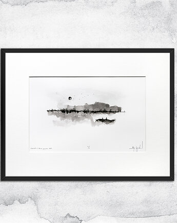 Oryginalny obraz - akwarela i tusz (04), Maja Gajewska