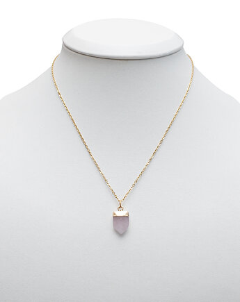 Naszyjnik "Zaria"- kwarc różowy - talizman ochronny, mdesign