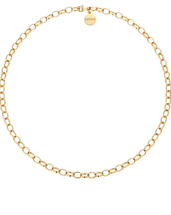 Złoty masywny naszyjnik