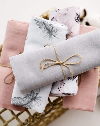 Ulewajki pieluszki muślinowe 5-pak 39x39 cm SWEET GROVE od BabyU, Sleepdo