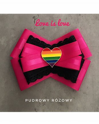 Brosza z Kolekcji LOVE is LOVE  Pride, Pudrowy Różowy