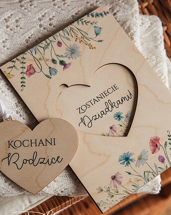 Kochani Rodzice Zostaniecie Dziadkami otwierane, Planneo