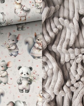 WYJĄTKOWY koc _ zwierzątka _ 75x100 cm, MOJAMAJA