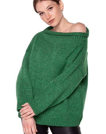 Sweter krótki UNDERWORLD zielony, UNDERWORLD