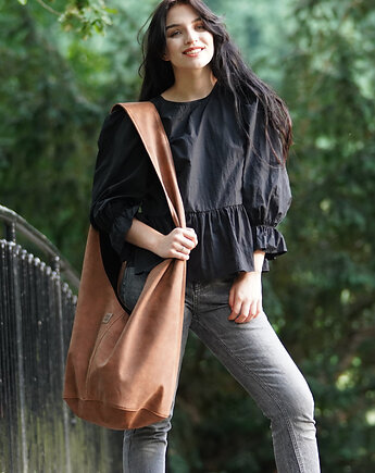 Ruda torba hobo w stylu boho / vegan, hairoo