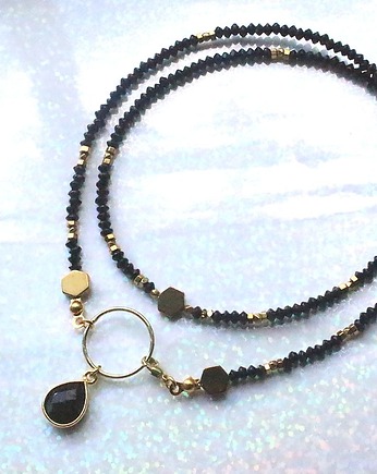 Naszyjnik ochronny - onyks, spinel, hematyt, KEIT