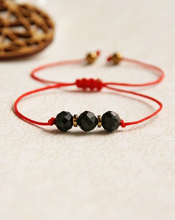 OCHRONNA bransoletka - czarny turmalin., kaktusia