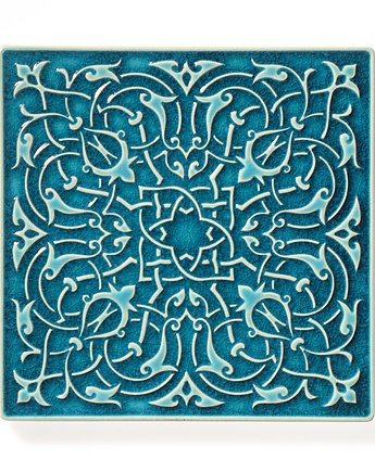 Kafel LARGO,15cm x 15cm, turkusowy, kafle, pracowniazona