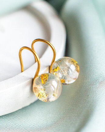 Kolczyki z rzęsek dmuchawca, nature gift