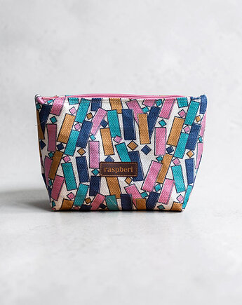 Kolorowa kosmetyczka MAXI, raspberi