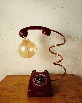 Telefon Ericsson z lat 60. zamieniony w lampę , KLAMOTOWNIA PANA TUSTA