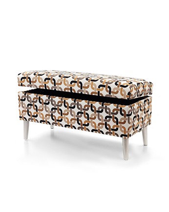 Pufa ławka ze schowkiem  kufer MAXI Chain, Bench Decor