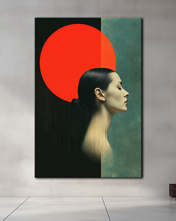 Pył księżycowy - Obraz na płótnie - Druk Blejtrama - Kolaż, Surrealizm #11, Black Sapphire Art