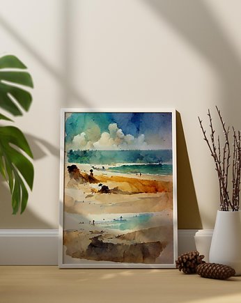 Plakat Pastelowy Krajobraz 2, Abstraktoria