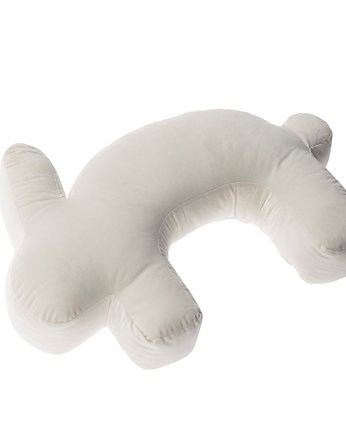Poduszka Velvet Bunny cream, Yellow Tipi